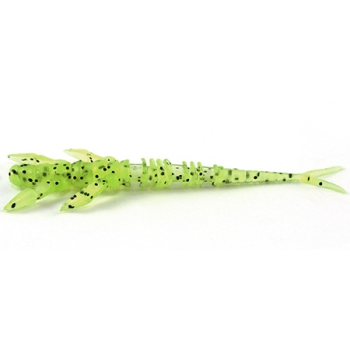 FishUp Flit 2" - 5,5cm - 9 Stück - Farbe 055 – Chartreuse/Black